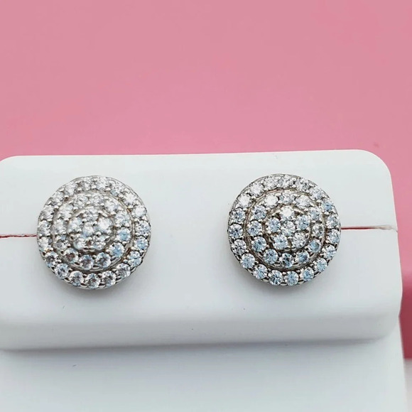 - 925 Sterling Silver Cubic Zirconia Earrings, U19254548 - Picture 1 of 11